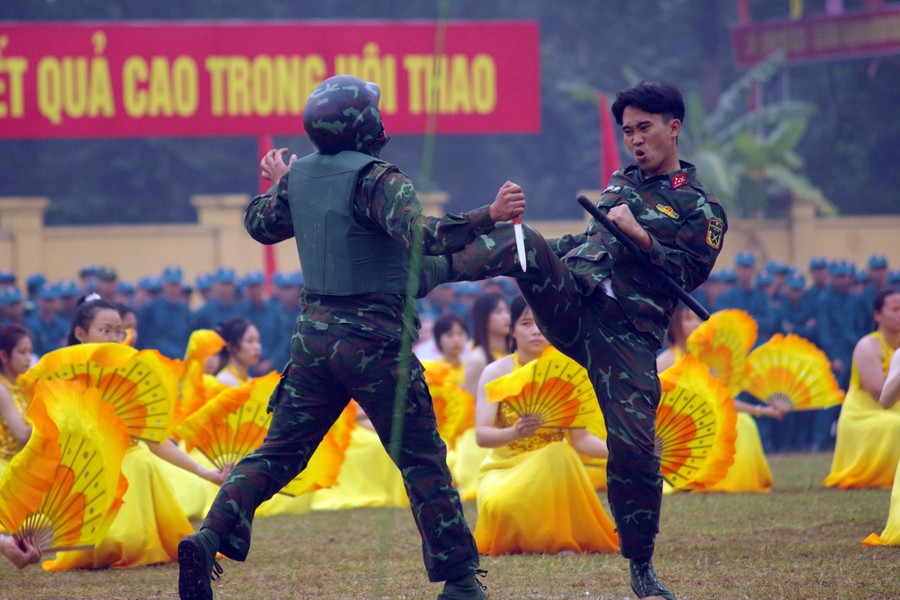 Ấn tượng hình ảnh dân quân tự vệ Thủ đô