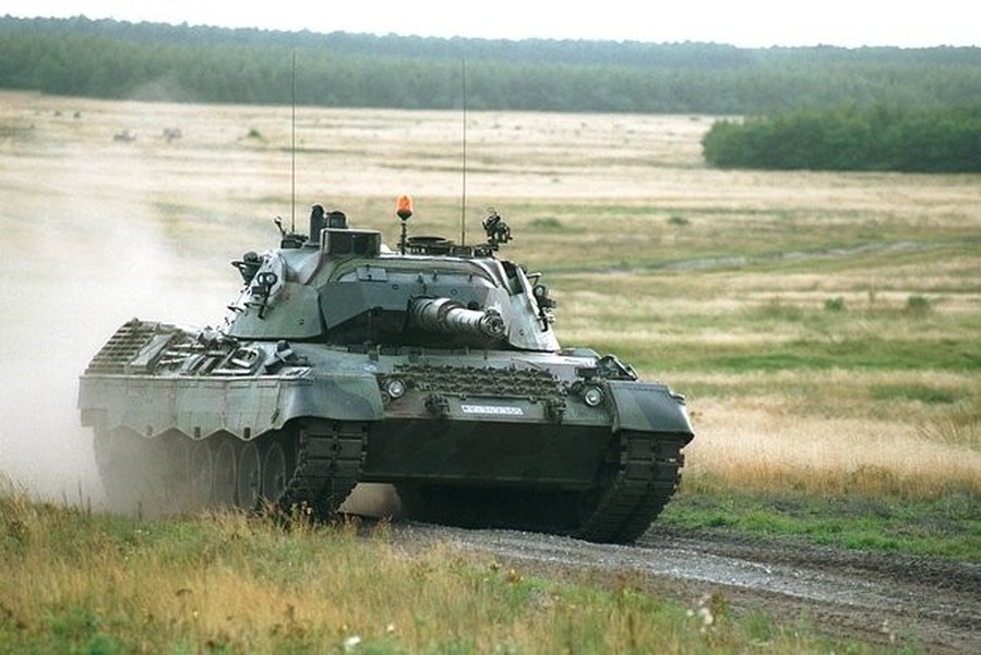 Quân đội Ukraine bắt đầu sử dụng xe tăng Leopard như pháo tự hành