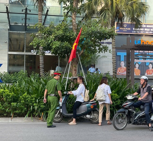 Xử lý nghiêm học sinh vi phạm giao thông trên địa bàn quận Thanh Xuân