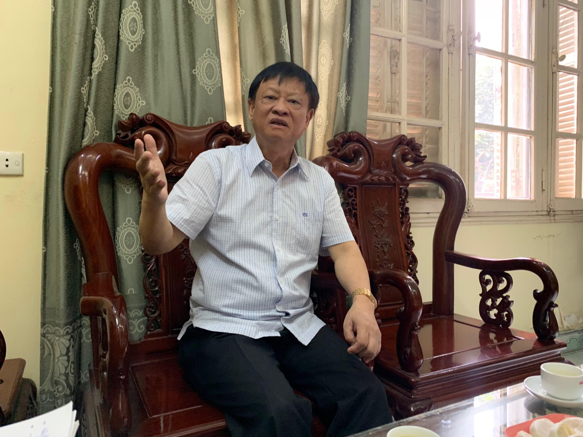 Giáo sư, Tiến sĩ Vũ Văn Hiền - nguyên Phó Chủ tịch Hội đồng Lý luận Trung ương trả lời phỏng vấn An ninh Thủ đô (Ảnh: Nguyễn Tuấn Dũng) Giáo sư, Tiến sĩ Vũ Văn Hiền - nguyên Phó Chủ tịch Hội đồng Lý luận Trung ương trả lời phỏng vấn An ninh Thủ đô (Ảnh: Nguyễn Tuấn Dũng)