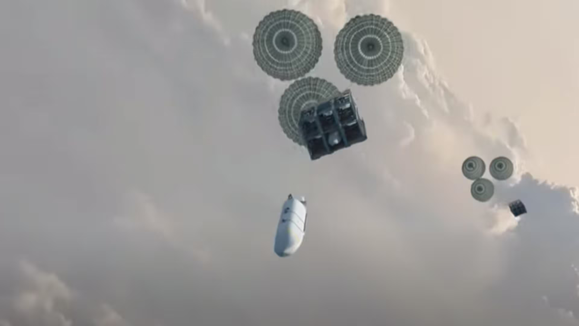 Các bệ phóng tên lửa hành trình tầm xa được thả ra từ các vận tải Các bệ phóng tên lửa hành trình tầm xa được thả ra từ các vận tải