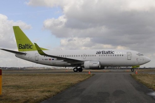 Một phi cơ của Hãng airBaltic