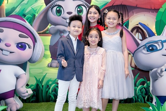 "Sao" nhí Hà thành Chu Diệp Anh hội ngộ Bảo An, Ku Tin, Gia Khiêm ảnh 9