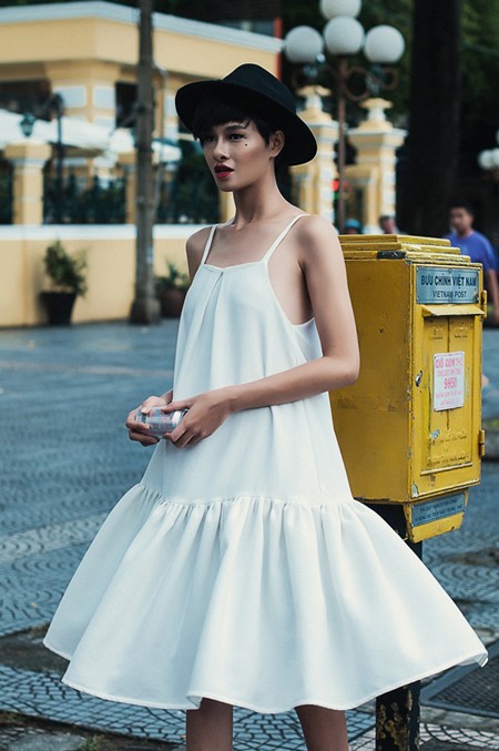 Cựu thí sinh Next Top Đỗ Hà diện thời trang cá tính dạo phố ảnh 2
