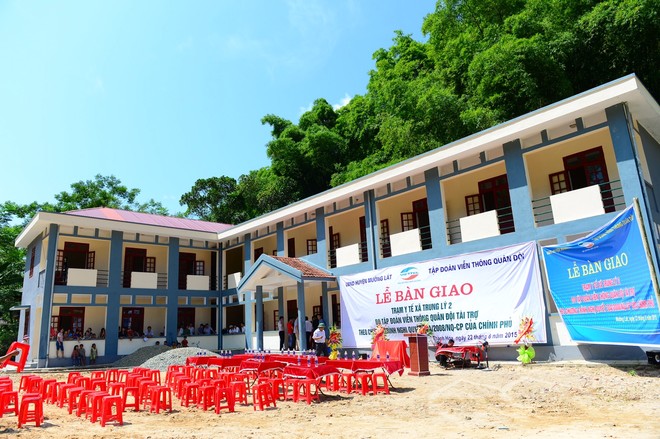 Viettel bàn giao trạm xá xã Mường Lý II cho địa phương ảnh 1