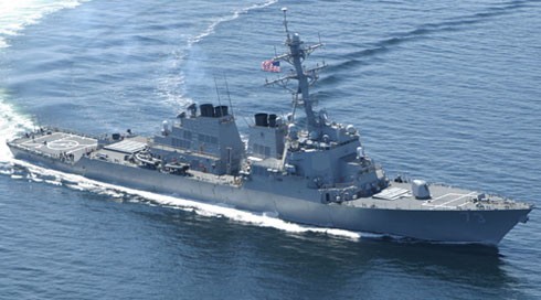 Tàu khu trục Mỹ USS Decatur. Ảnh: America's Navy