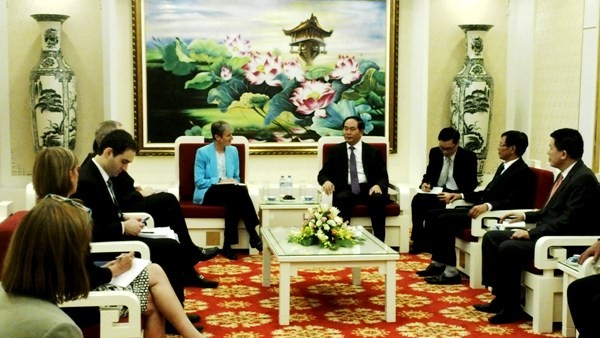Toàn cảnh buổi tiếp
