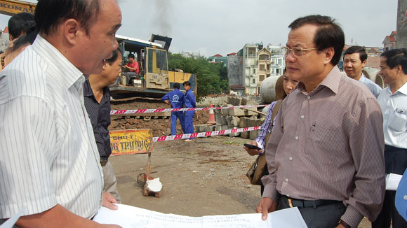 Hà Nội "thúc" tiến độ một số dự án trọng điểm ảnh 1