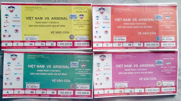 Sốc: Còn ế hơn 1.000 vé trận đấu tuyển Việt Nam – Arsenal ảnh 1