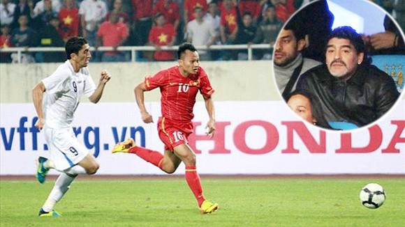 "Cậu bé vàng" Maradona dự khán trận Việt Nam - UAE ảnh 1