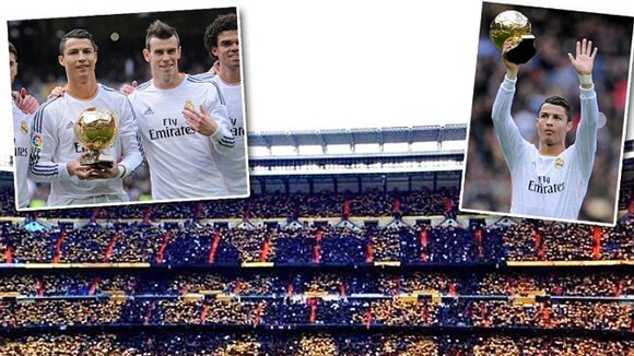 Ronaldo “khoe” bóng vàng trong ngày Real Madrid lên đỉnh ảnh 1
