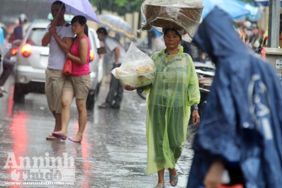 Người đàn bà ngủ phục trong cơn mưa Hà Nội ảnh 4