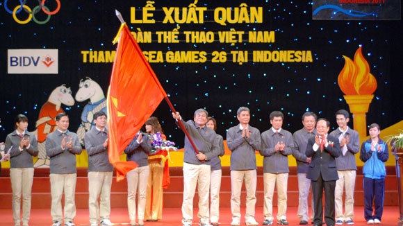 Đoàn TTVN xuất quân tham dự SEA Games 26 ảnh 1
