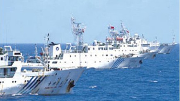 Ba tàu Hải giám Trung Quốc bám theo tàu Ngư chính vào Senkaku/Điếu Ngư ảnh 1