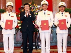 Thăng hàm Thượng tướng cho 3 cán bộ Công an cao cấp ảnh 1
