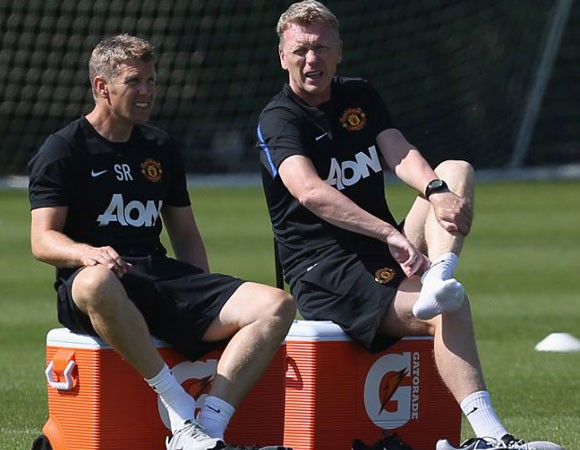Chùm ảnh: David Moyes trên sân tập tại MU ảnh 3