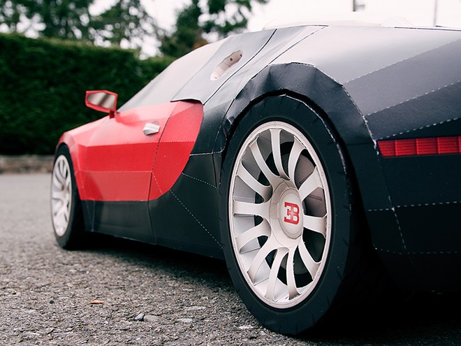 Tự chế tạo bản sao... bằng giấy của Bugatti Veyron, tại sao không? ảnh 3