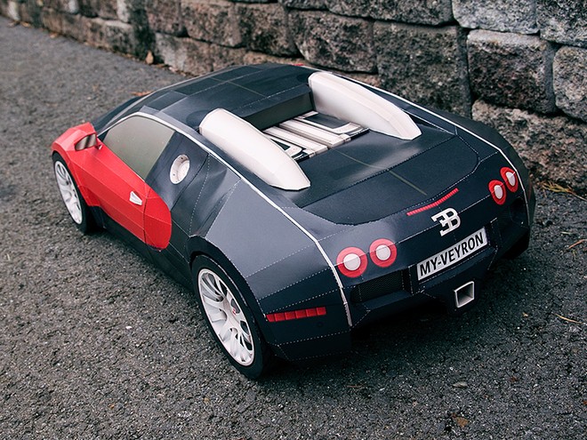 Tự chế tạo bản sao... bằng giấy của Bugatti Veyron, tại sao không? ảnh 4