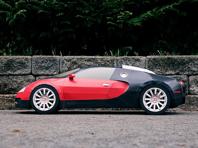Tự chế tạo bản sao... bằng giấy của Bugatti Veyron, tại sao không? ảnh 5