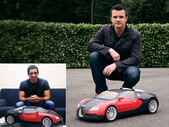 Tự chế tạo bản sao... bằng giấy của Bugatti Veyron, tại sao không? ảnh 6