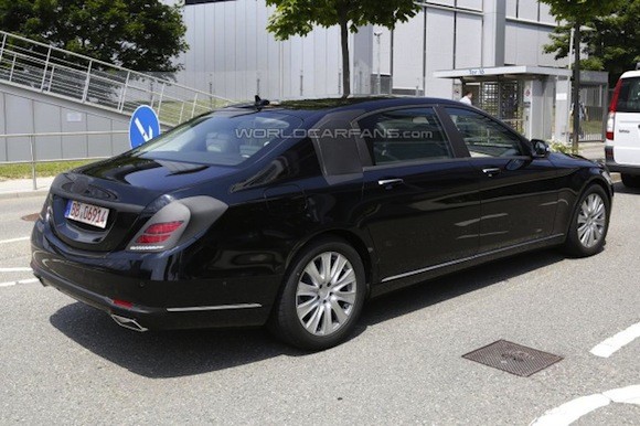 Lộ “ảnh nóng” của Mercedes-Benz S-Class Pullman 2015 ảnh 2