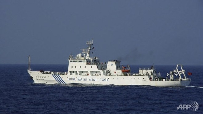 Nhật vừa hạ thủy tàu sân bay, Trung Quốc điều 4 tàu hải giám đến Senkaku ảnh 1