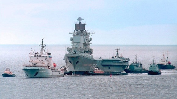 Tàu sân bay INS Vikramaditya lên đường về Ấn Độ ảnh 1