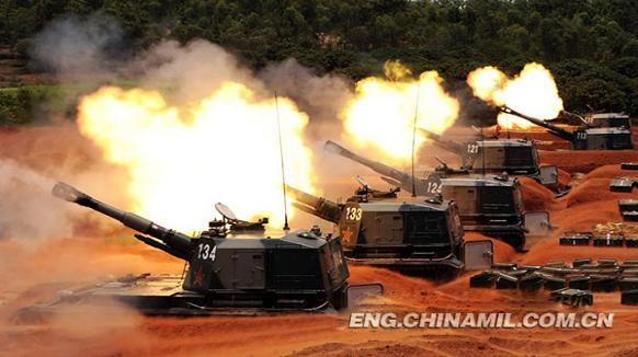 Trung Quốc diễn tập pháo binh tại 5 đại quân khu, kéo dài 100 ngày ảnh 1