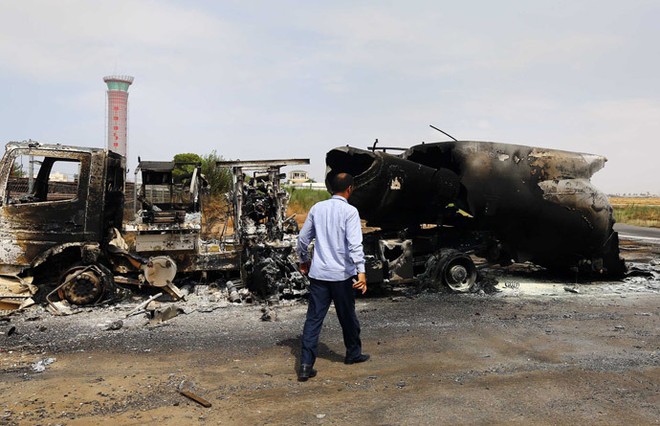 90% máy bay tại sân bay Tripoli, Libya, bị phá huỷ ảnh 3