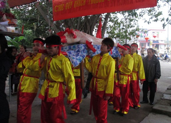 Về miếu Thông xem lễ tế lợn ảnh 5