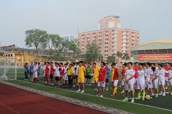Q.Thanh Xuân: Khai mạc giải bóng đá mini giữa cán bộ, công chức và CAND ảnh 2