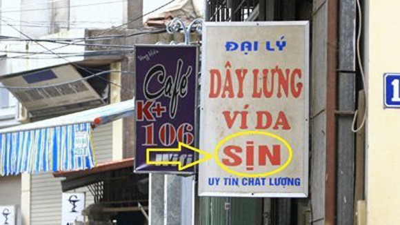 Phát sốt vì biển hiệu quảng cáo ảnh 1