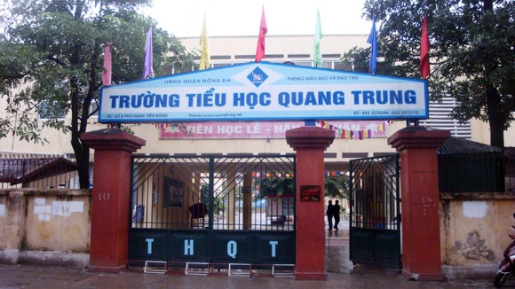 Trường Tiểu học Quang Trung - quận Đống Đa: Nhiều khúc mắc cần làm rõ ảnh 1