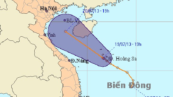 Áp thấp vẫn mạnh thêm và hướng vào đất liền ảnh 1