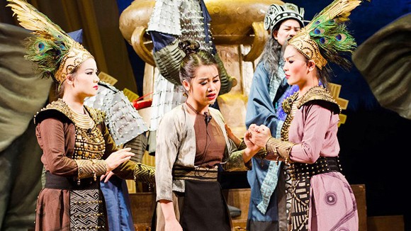 Vở chèo “Vương nữ Mê Linh”: Nóng hổi hơi thở... ảnh 1