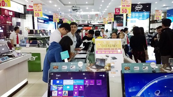 Doanh thu tăng nhờ ngày Vàng khuyến mãi ảnh 1
