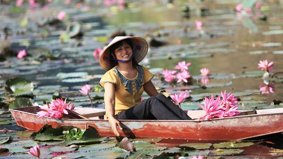 Suối Yến mùa nước nở hoa ảnh 1