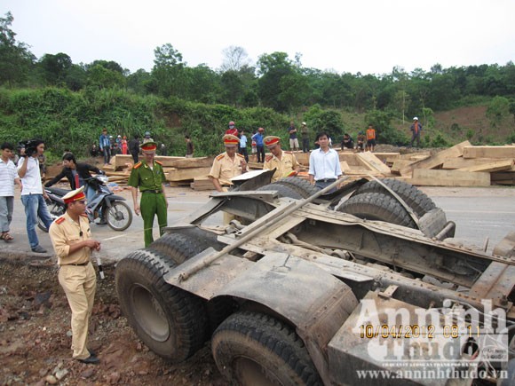 Tử vong vì bị 100 tấn gỗ đè vào người ảnh 1