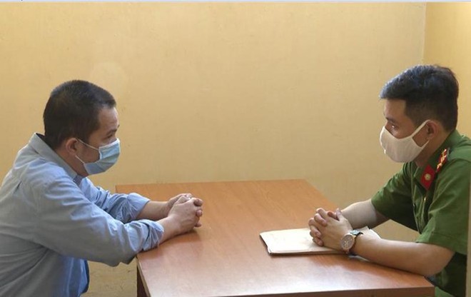 Cơ quan CSĐT CATP Hà Nội ghi lời khai đối tượng Vũ Đình Hùng, tổ chức hoạt động sàn forex lừa đảo chiếm đoạt tài sản