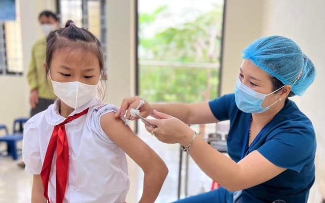 Hà Nội là một trong những địa phương có số trẻ 5-11 tuổi được tiêm vaccine nhiều nhất