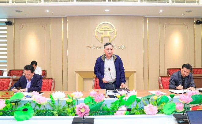 Phó Bí thư Thường trực Thành ủy Hà Nội Nguyễn Văn Phong chủ trì cuộc họp Phó Bí thư Thường trực Thành ủy Hà Nội Nguyễn Văn Phong chủ trì cuộc họp