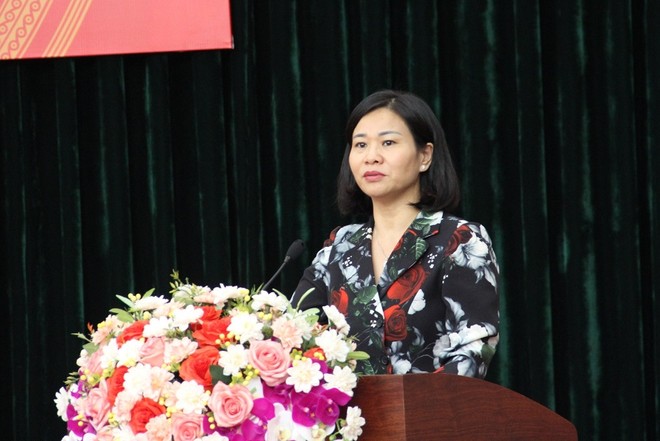 Ủy viên Trung ương Đảng, Phó Bí thư Thường trực Thành ủy, Trưởng ban Chỉ đạo CCTP Thành ủy Hà Nội - đồng chí Nguyễn Thị Tuyến phát biểu chỉ đạo. Ủy viên Trung ương Đảng, Phó Bí thư Thường trực Thành ủy, Trưởng ban Chỉ đạo CCTP Thành ủy Hà Nội - đồng chí Nguyễn Thị Tuyến phát biểu chỉ đạo.