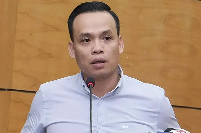 Bị can Hoàng Anh Tuấn - cựu Phó vụ trưởng thuộc Bộ Công Thương