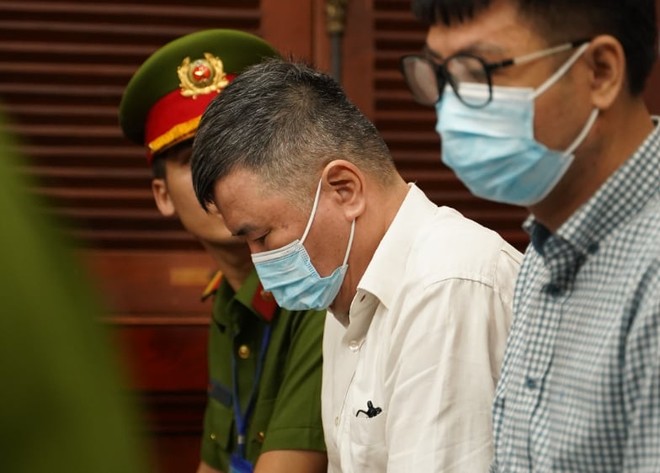 Bị can Nguyễn Lộc An tại phiên tòa sơ thẩm vụ án Xuyên Việt Oil. Bị can Nguyễn Lộc An tại phiên tòa sơ thẩm vụ án Xuyên Việt Oil.