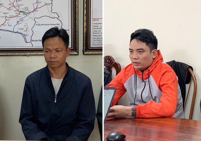Các đối tượng tại cơ quan công an Các đối tượng tại cơ quan công an