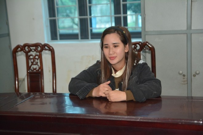 Đỗ Thị Bích tại cơ quan công an Đỗ Thị Bích tại cơ quan công an