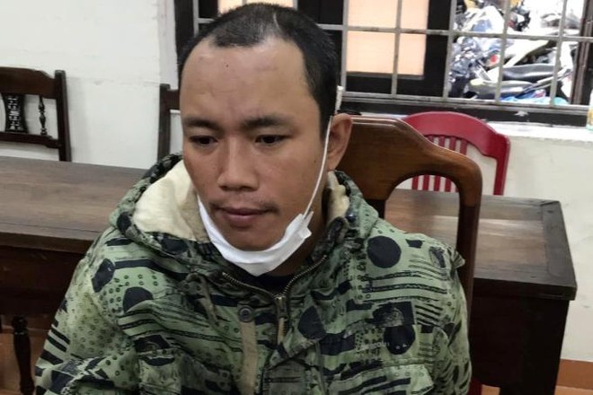 Tên Dương Trung Hoài tại trụ sở cơ quan điều tra