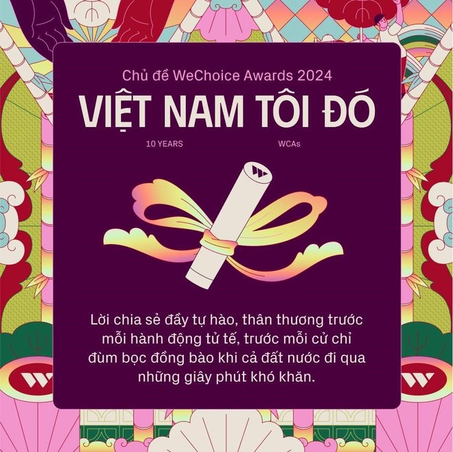WeChoice Awards 2024 có chủ đề: Việt Nam tôi đó WeChoice Awards 2024 có chủ đề: Việt Nam tôi đó