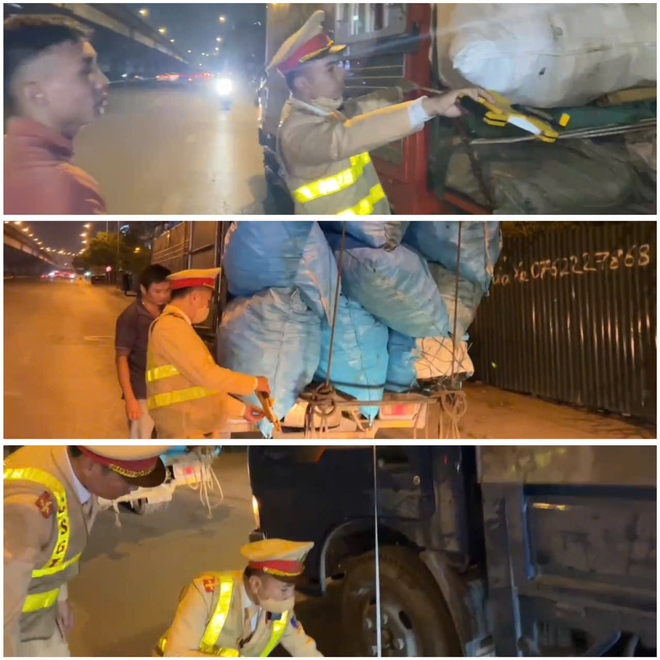 Truy 'nóng' xe chở quá tải trên đường Nghiễm Xuân Yên ảnh 2