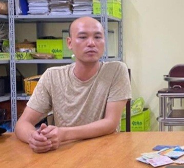 Đối tượng Dương Văn Thạnh tại Cơ quan điều tra. Đối tượng Dương Văn Thạnh tại Cơ quan điều tra.